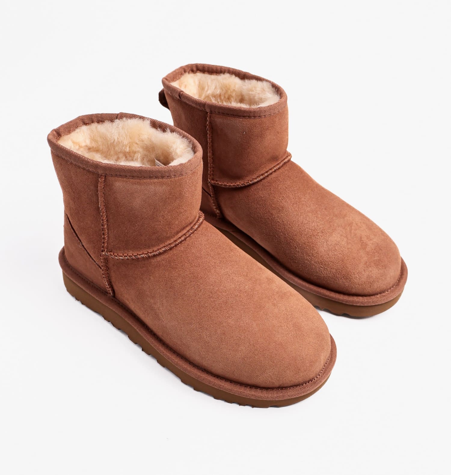 Уггі жіночі UGG Wmns Classic Mini II Boot 'Chestnut' — фото 5
