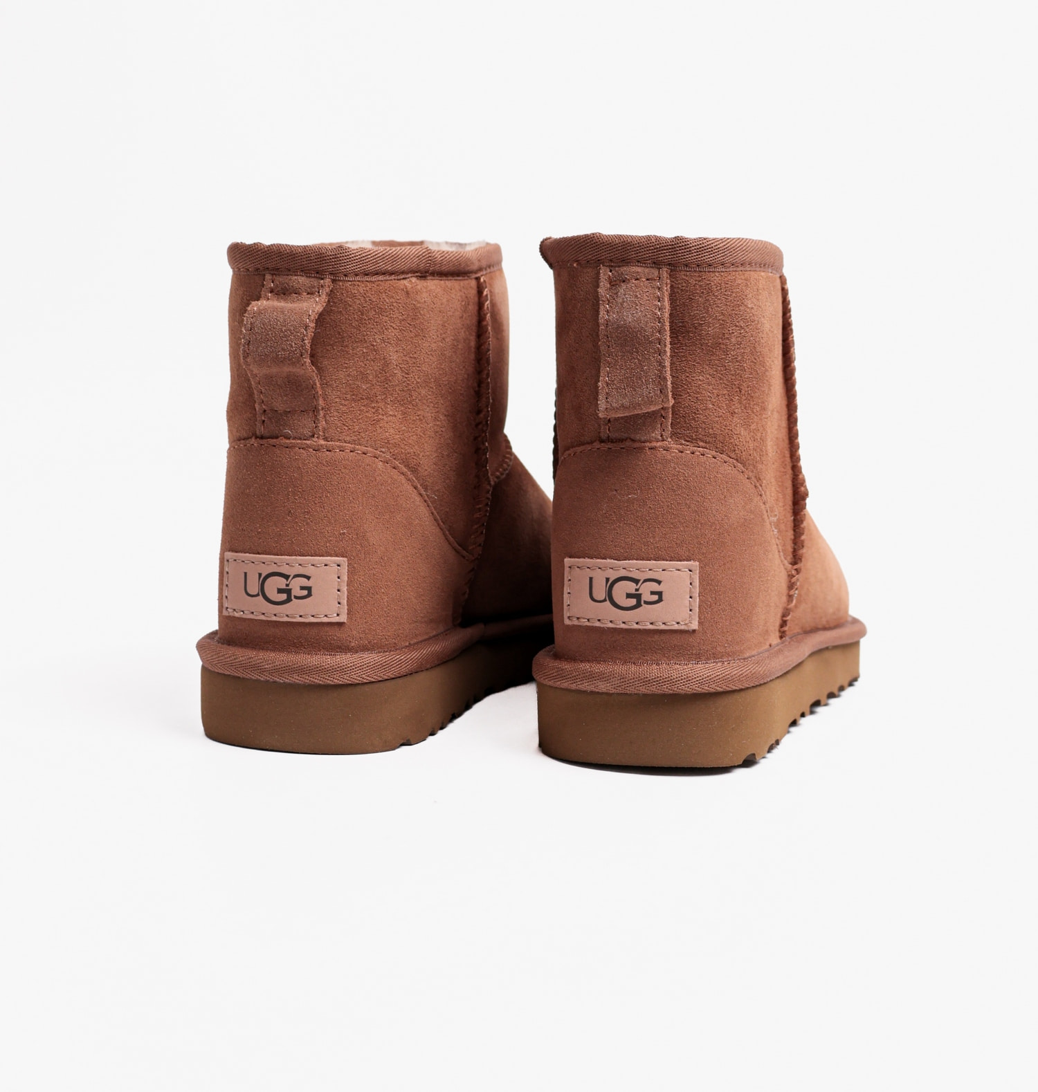 Уггі жіночі UGG Wmns Classic Mini II Boot 'Chestnut' — фото 6