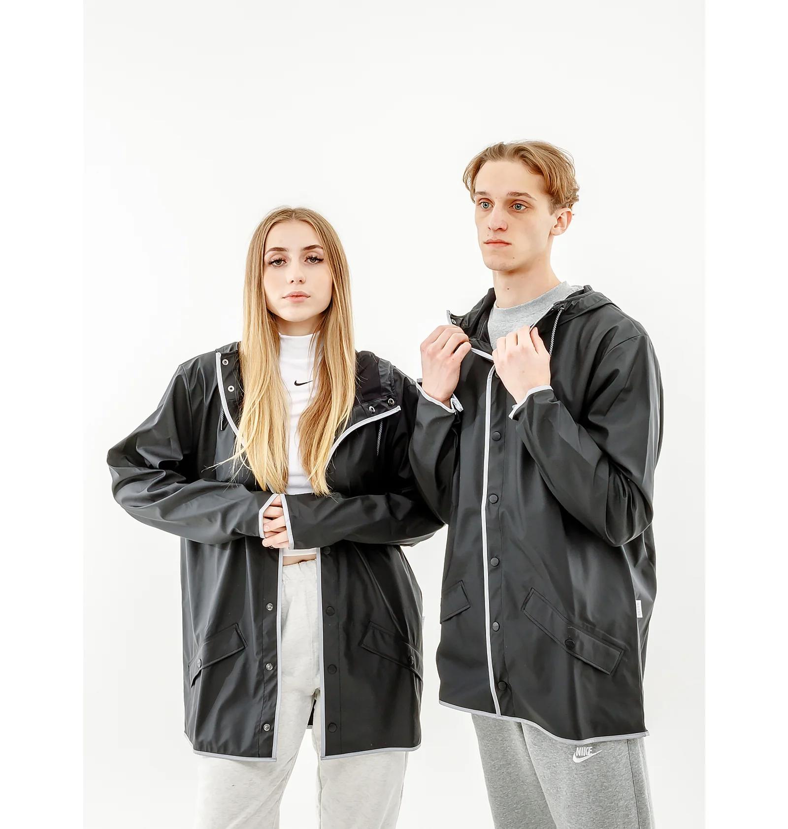 Куртка чоловіча Rains Black Reflective Relaxed (1201-BLACKREFLECTIVE) — фото 2