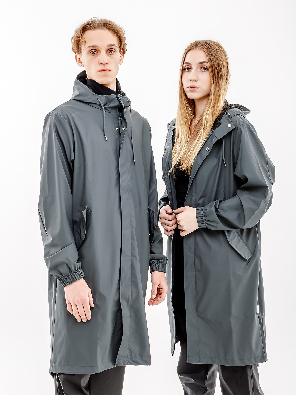 Куртка унісекс Rains Jackets Grey (1814-SLATE) — фото 1