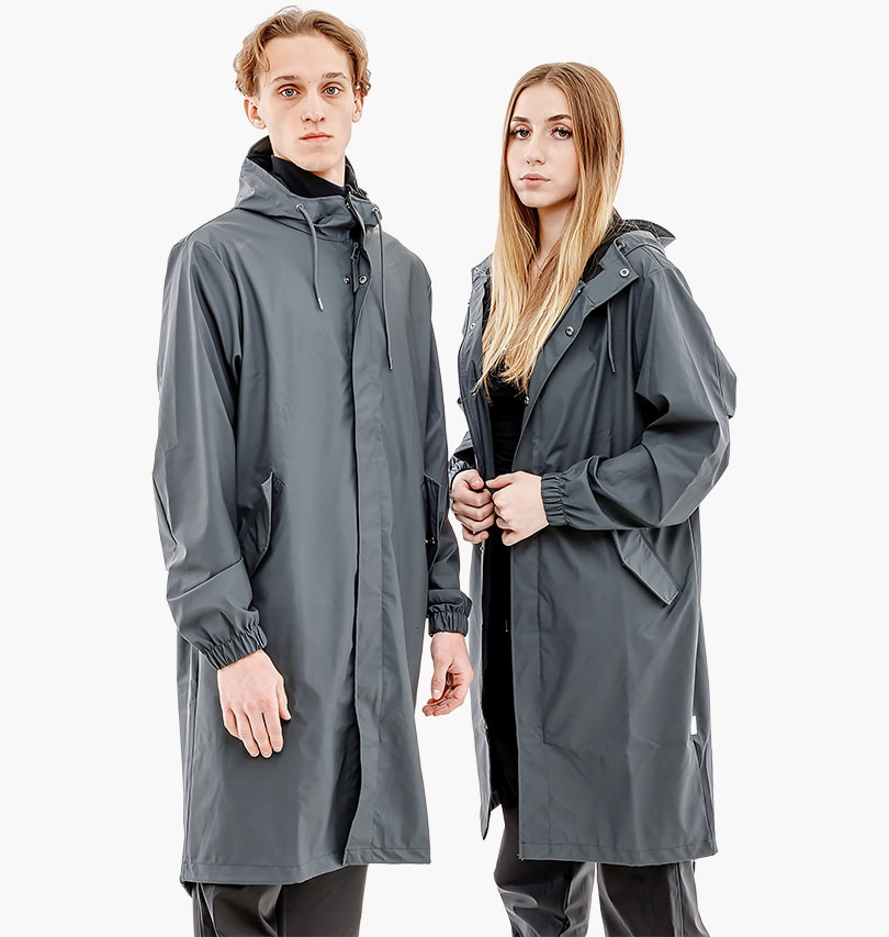 Куртка унісекс Rains Jackets Grey (1814-SLATE) — фото 6