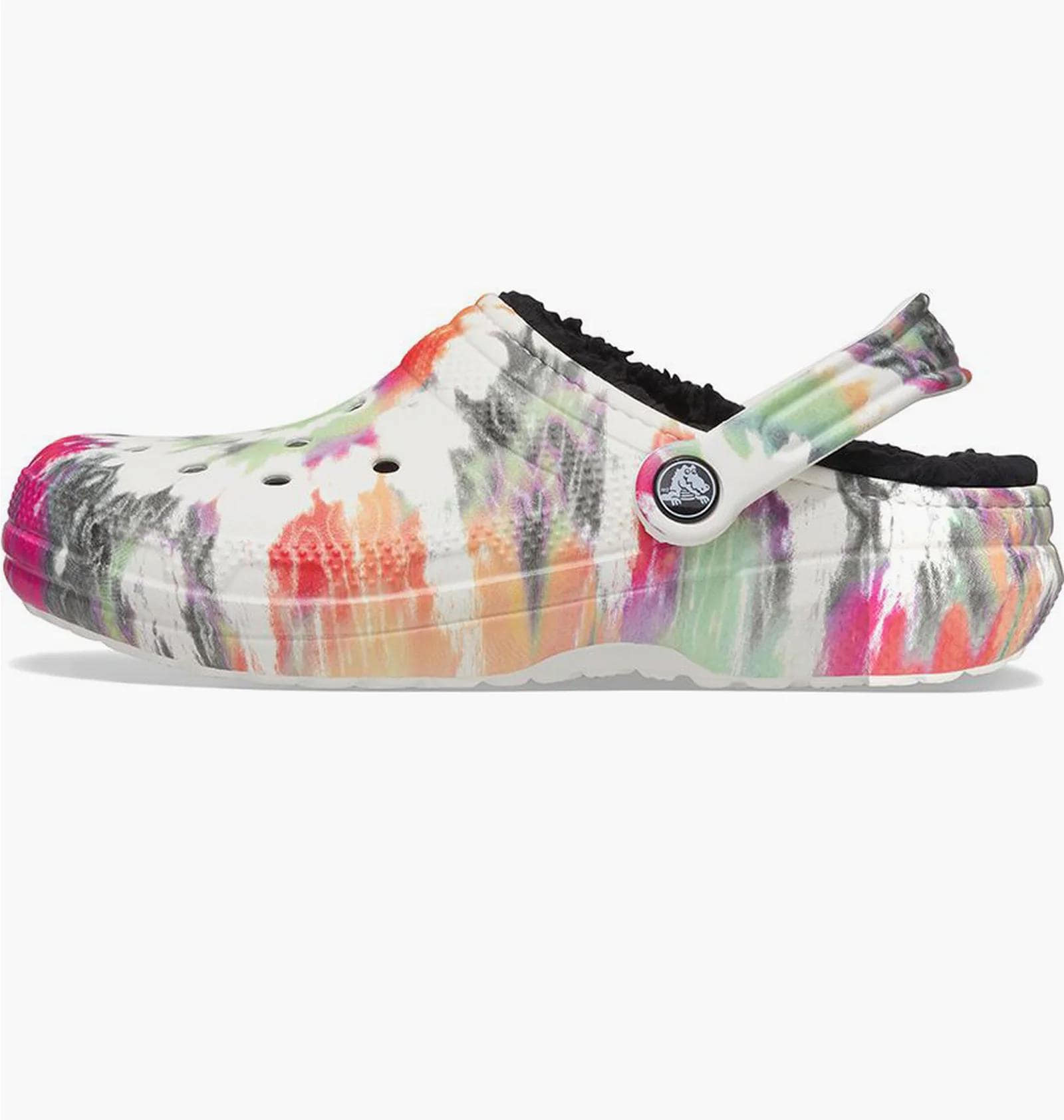 Тапочки унісекс Crocs Classic Lined Tie-Dye Clog Multi (206341-0C4) — фото 1