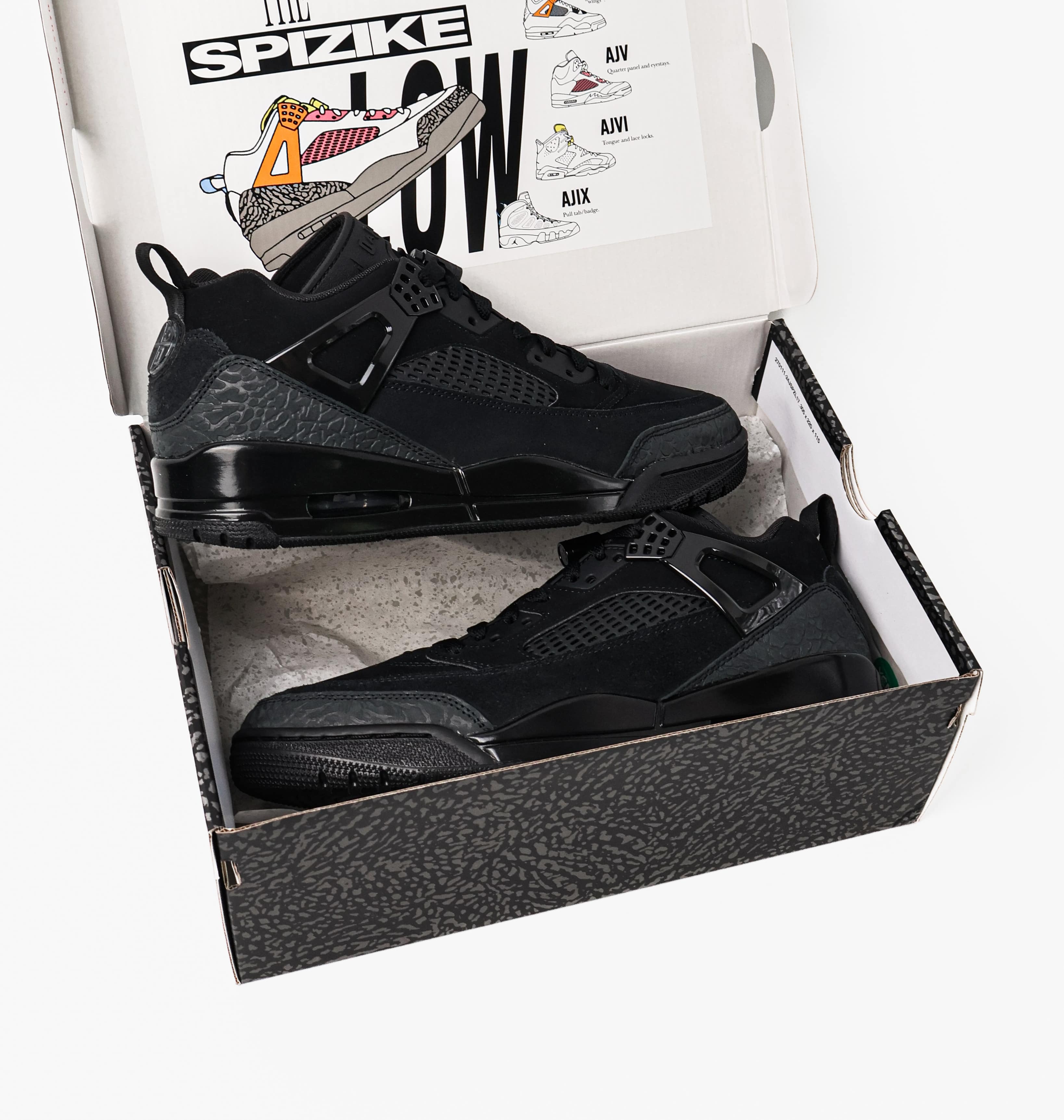 Кросівки чоловічі Jordan Spizike Low “Black Cat” Releases Fall (FQ1759-001) — фото 6