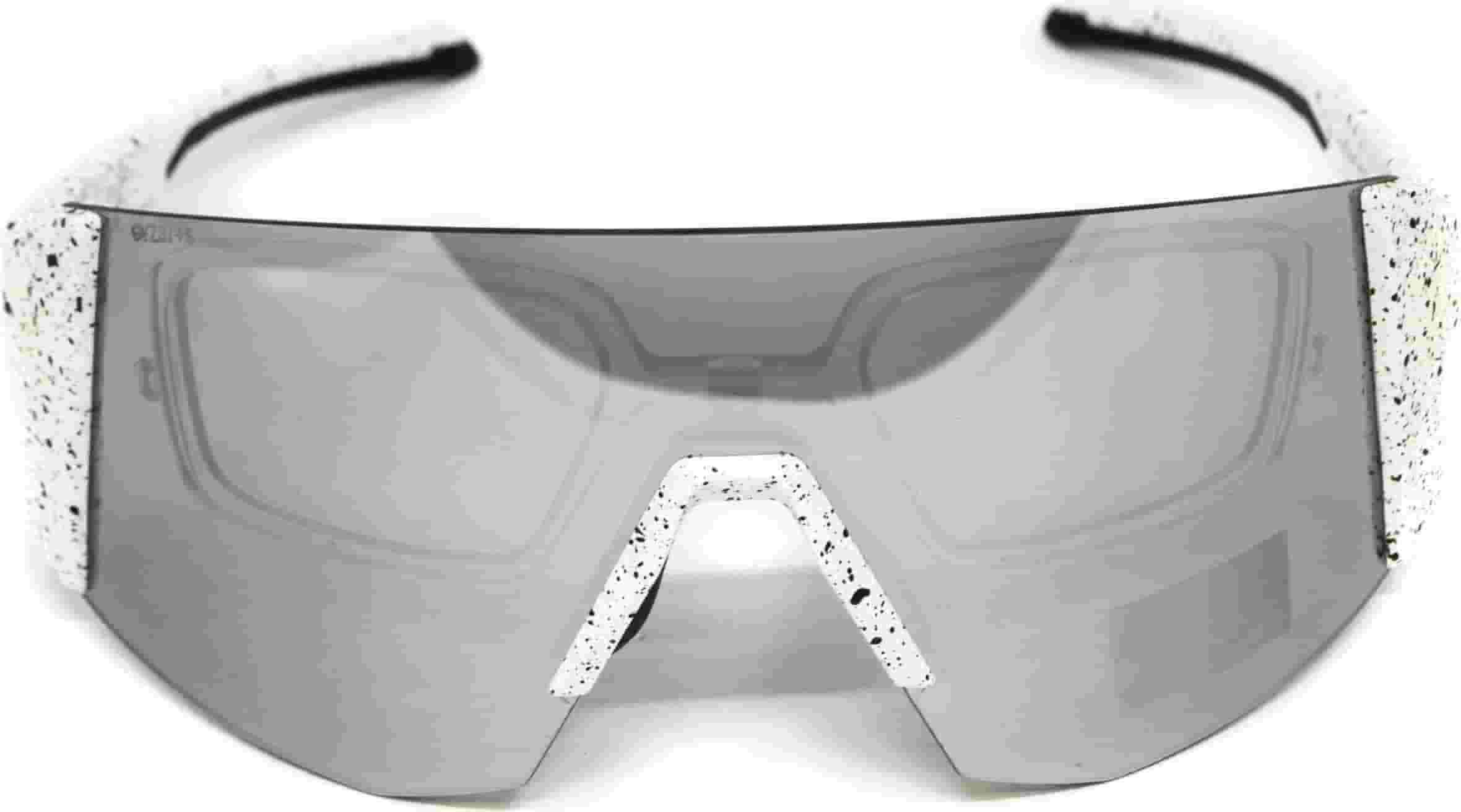 Очки защитные открытые Global Vision Astro White (G-Tech™ silver), зеркальные серые в белой оправе (с возможностью установки диоптрической вставки) — фото 4