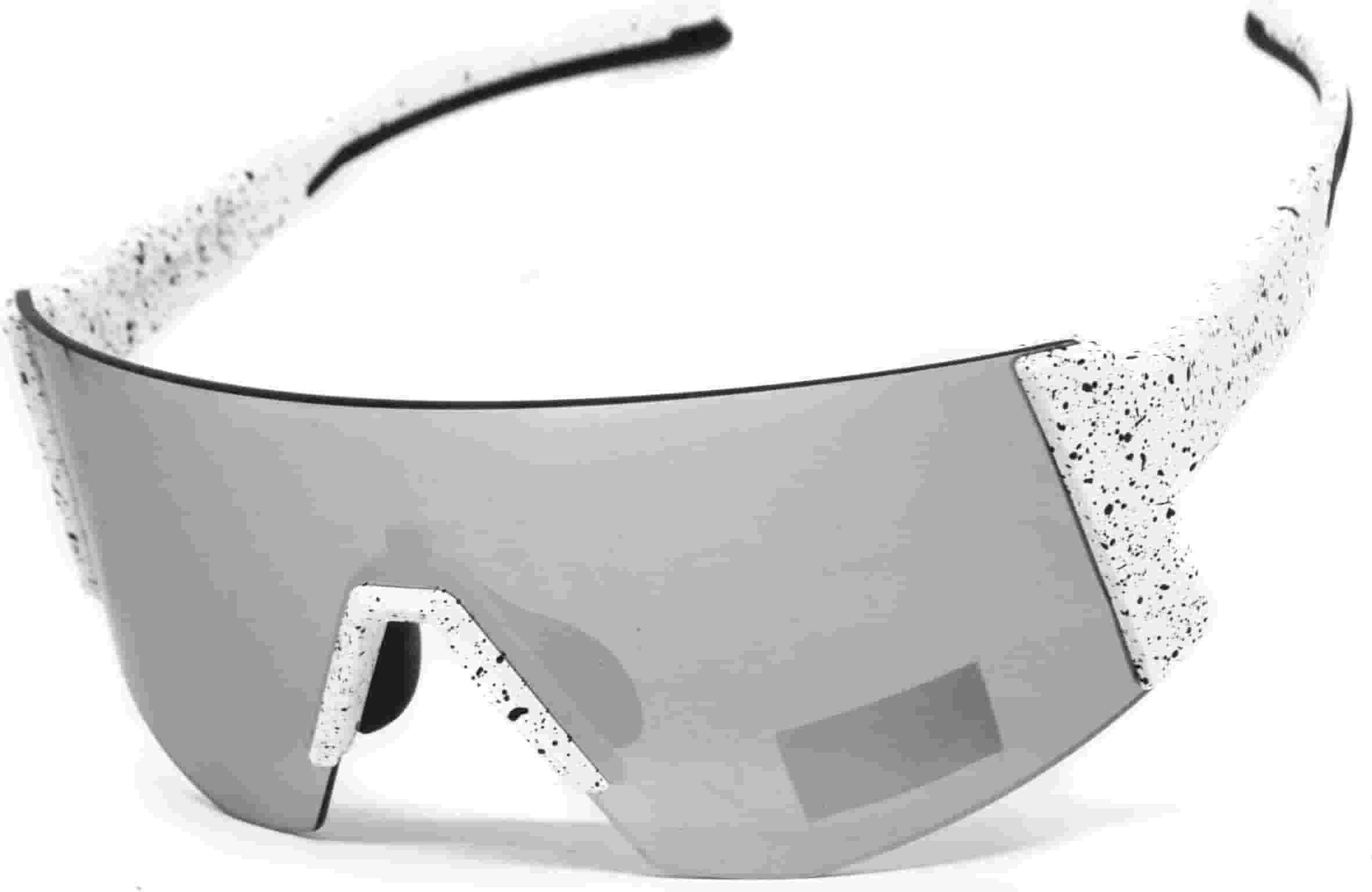 Очки защитные открытые Global Vision Astro White (G-Tech™ silver), зеркальные серые в белой оправе (с возможностью установки диоптрической вставки) — фото 7