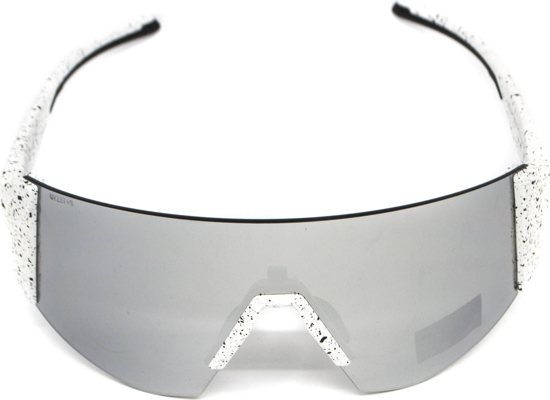 Очки защитные открытые Global Vision Astro White (G-Tech™ silver), зеркальные серые в белой оправе (с возможностью установки диоптрической вставки) — фото 8