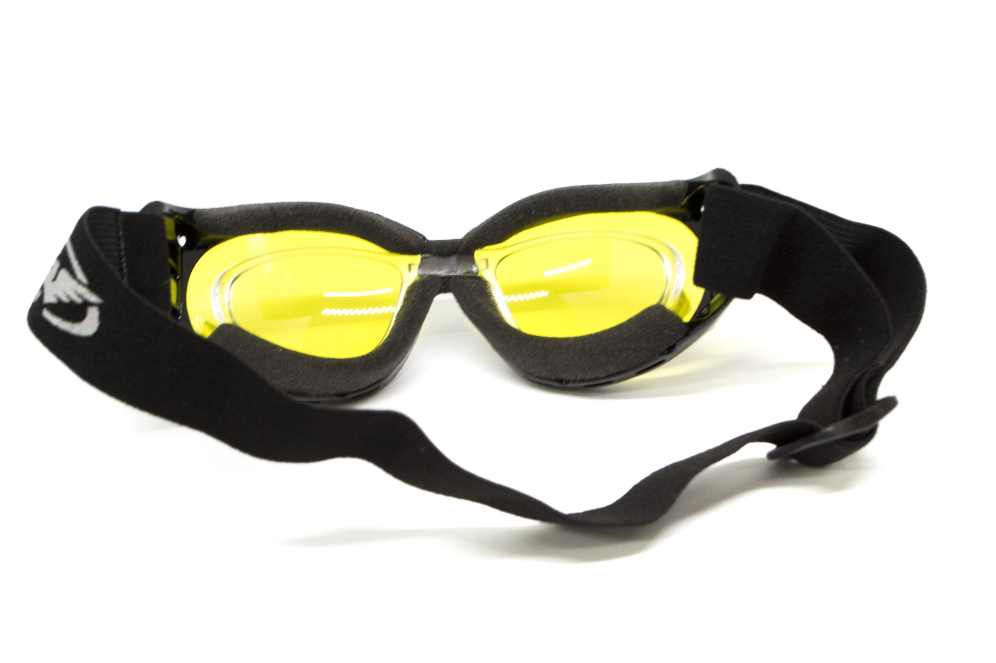 Очки защитные с уплотнителем Global Vision Eliminator RX (yellow) Anti-Fog, желтые с диоптрической вставкой — фото 5