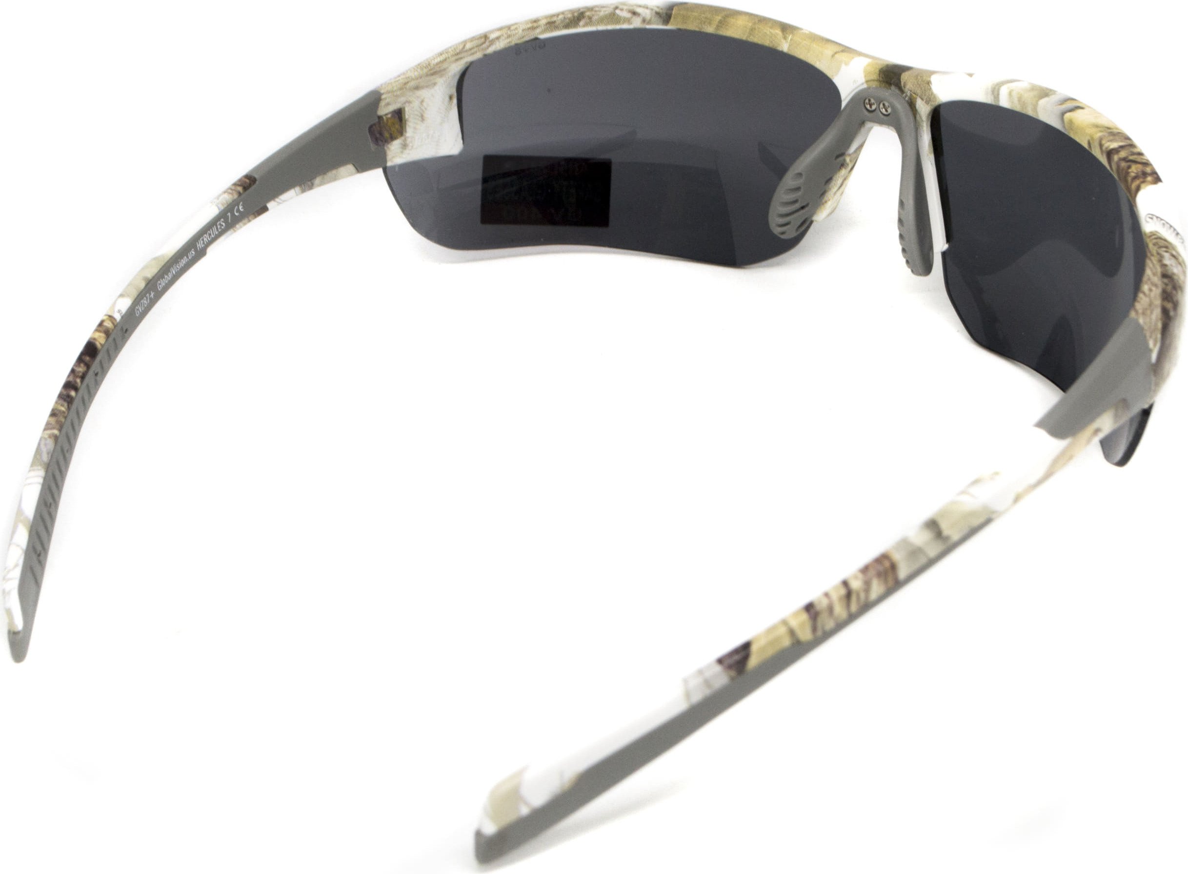 Очки защитные Global Vision Hercules-7 White Camo (gray), серые в камуфлированной оправе — фото 8