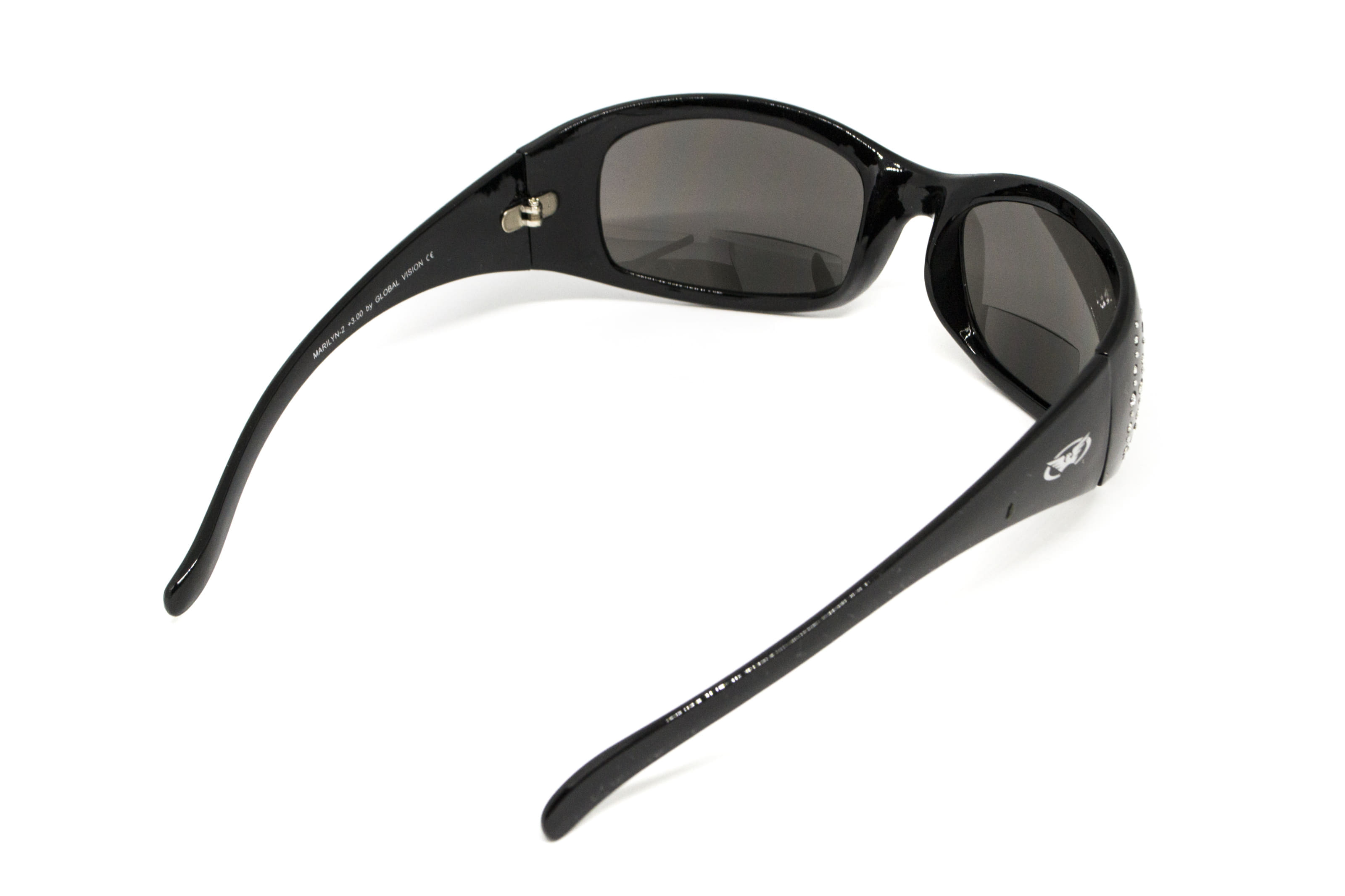 Бифокальные защитные очки Global Vision Marilyn-2 Bifocal (gray +2.5), серые с диоптриями +2.5 — фото 6