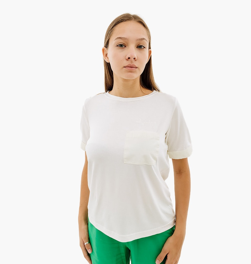 Футболка жіноча Australian Gold Tape Jersey V Tee White (LSDTS0028-3001) — фото 2