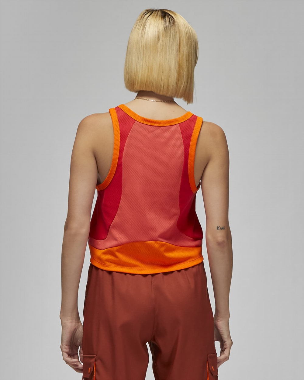 Майка жіноча Jordan Sport Womens Mesh Tank Orange (DQ4433-612) — фото 5