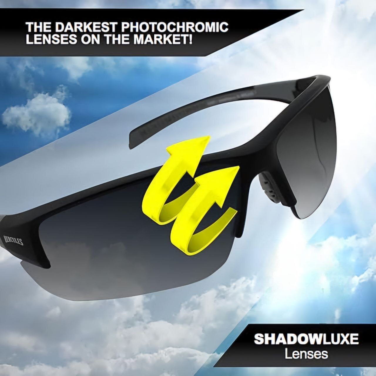 Очки защитные фотохромные Global Vision Hercules-7 SD Photochromic (Super Dark Shadowluxe) Anti-Fog, фотохромные прозрачные — фото 8