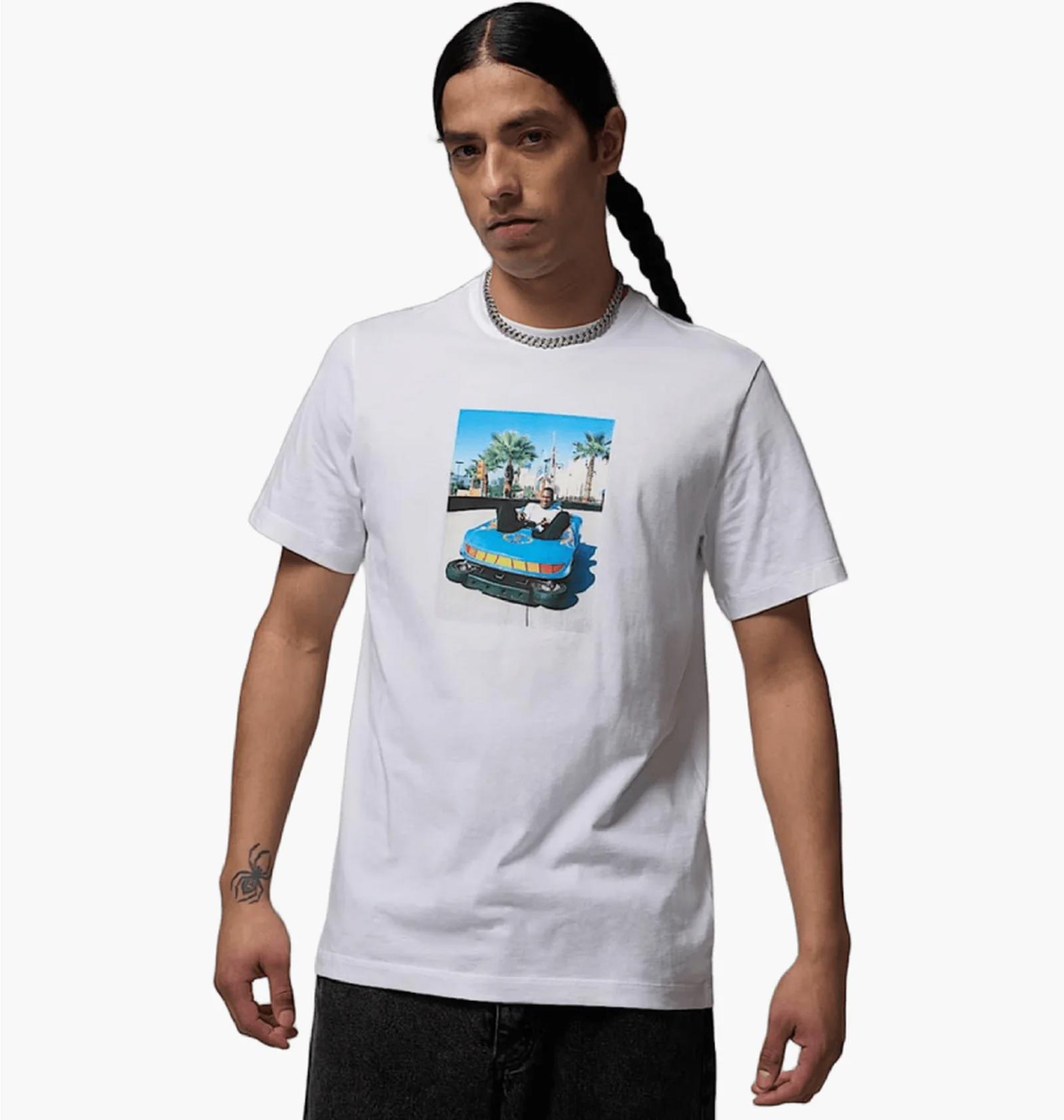 Футболка чоловіча Jordan Photo Tee White (HJ2401-100) — фото 1