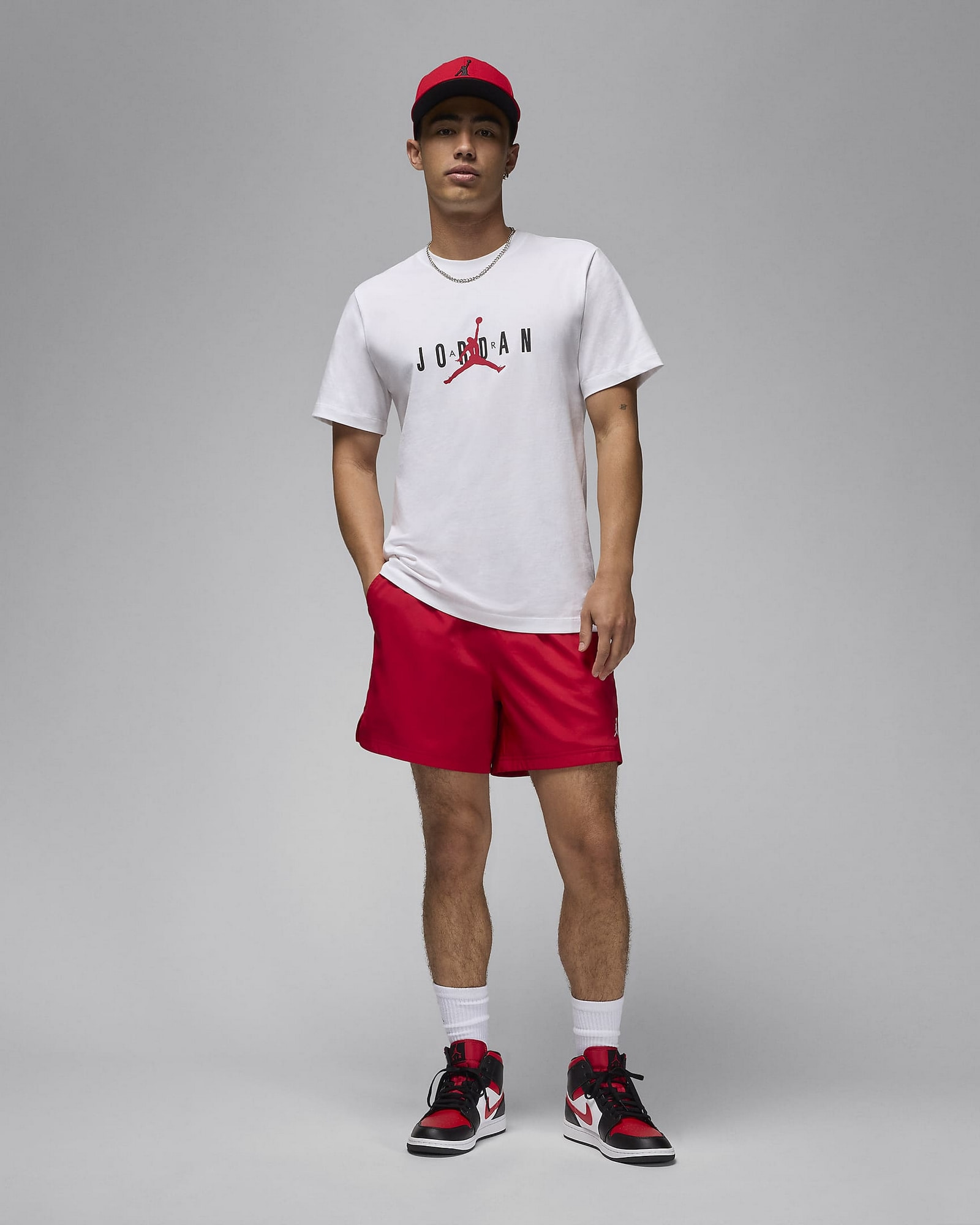 Футболка чоловіча Jordan Stretch T-Shirt White (HQ1893-100) — фото 4