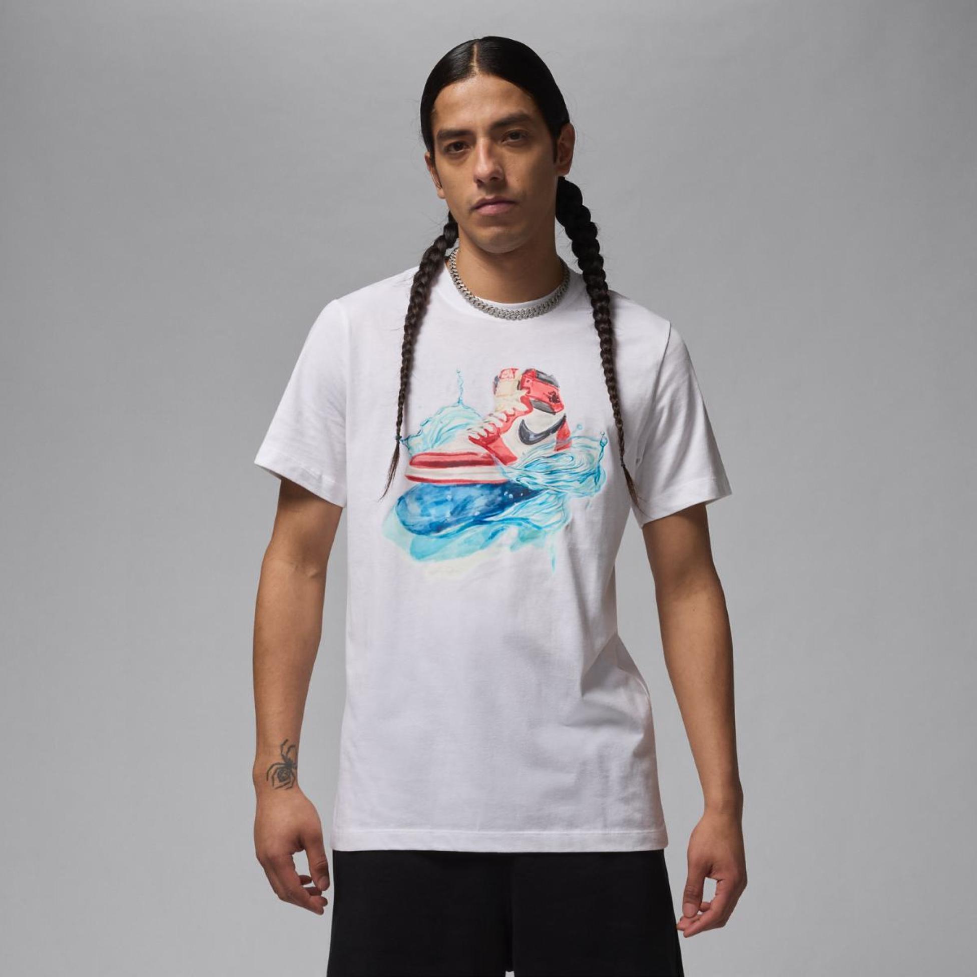 Чоловіча футболка JORDAN M J FLT ESS AJ1 SS CREW IB3355-100, 2XL — фото 2