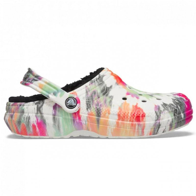 Сандалі дитячі Crocs Crocs Classic Lined Tie Dye Multi (206341-6TS) — фото 1