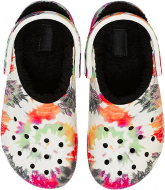 Сандалі дитячі Crocs Crocs Classic Lined Tie Dye Multi (206341-6TS) — фото 6
