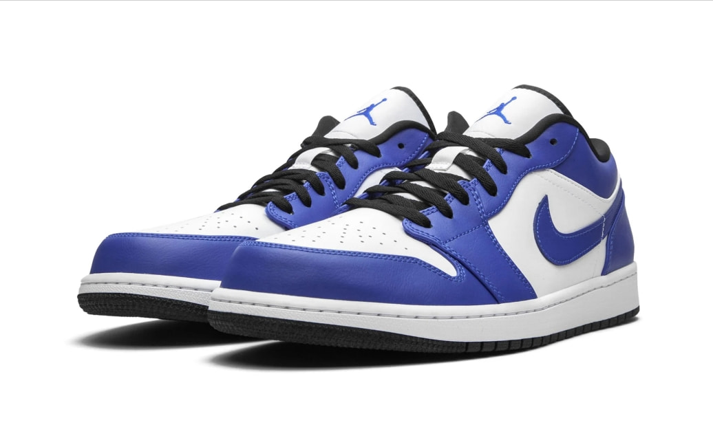 Кросівки Air Jordan 1 Low White/Blue — фото 3