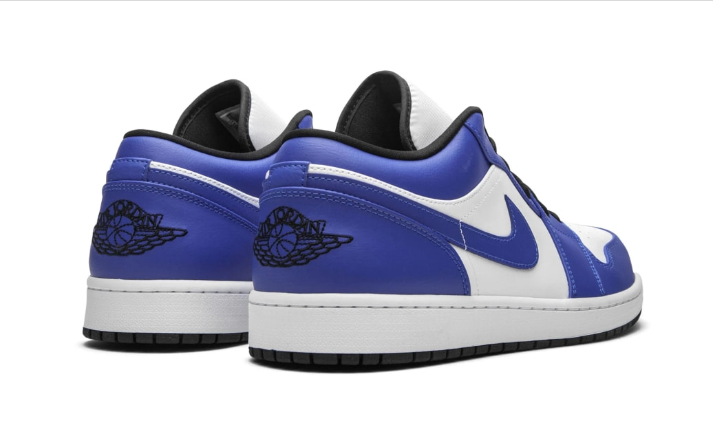 Кросівки Air Jordan 1 Low White/Blue — фото 4