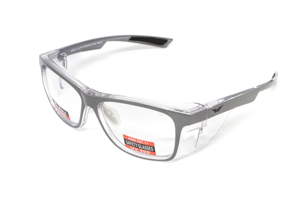 Спортивная оправа под диоптрии Global Vision RX-T Сrystal Gray (rx-able) (clear) прозрачные — фото 6