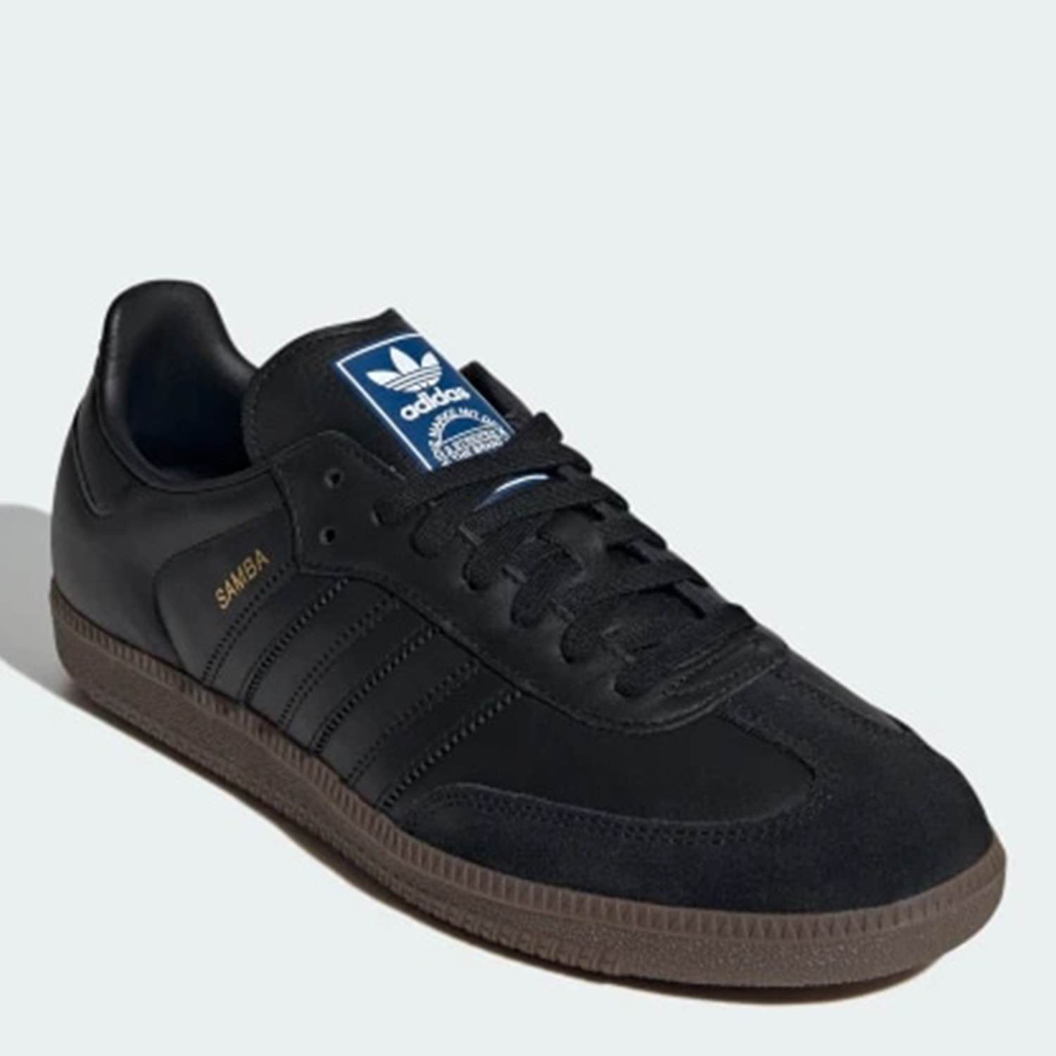 Кросівки чоловічі Adidas Samba Og Core Black Gum (IE3438) — фото 4