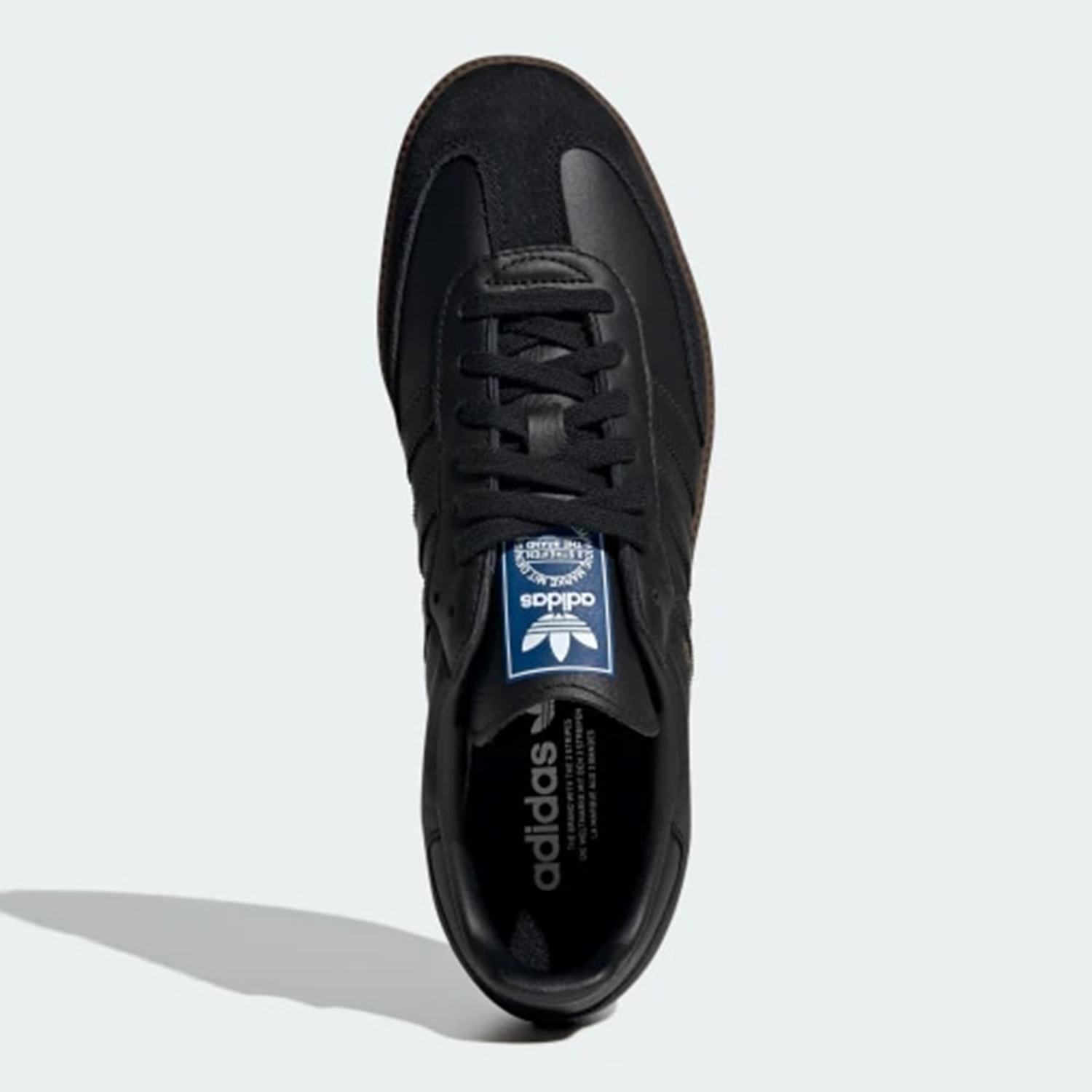 Кросівки чоловічі Adidas Samba Og Core Black Gum (IE3438) — фото 6