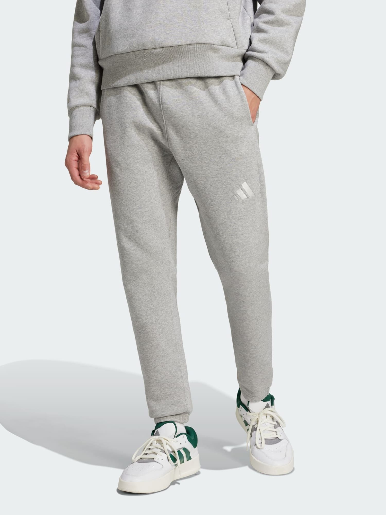 Брюки чоловічі Adidas All Szn Fleece Regular Fit Grey (IY4148) — фото 1