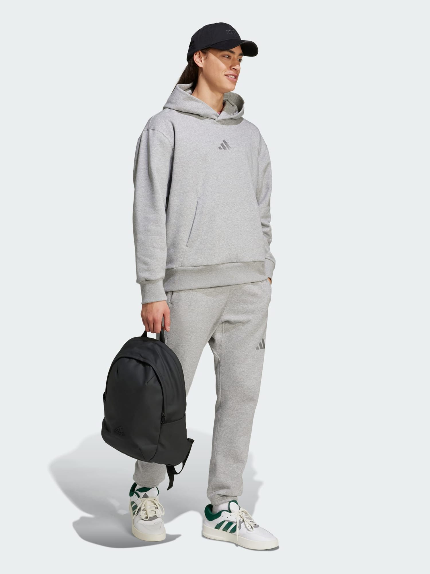 Брюки чоловічі Adidas All Szn Fleece Regular Fit Grey (IY4148) — фото 5
