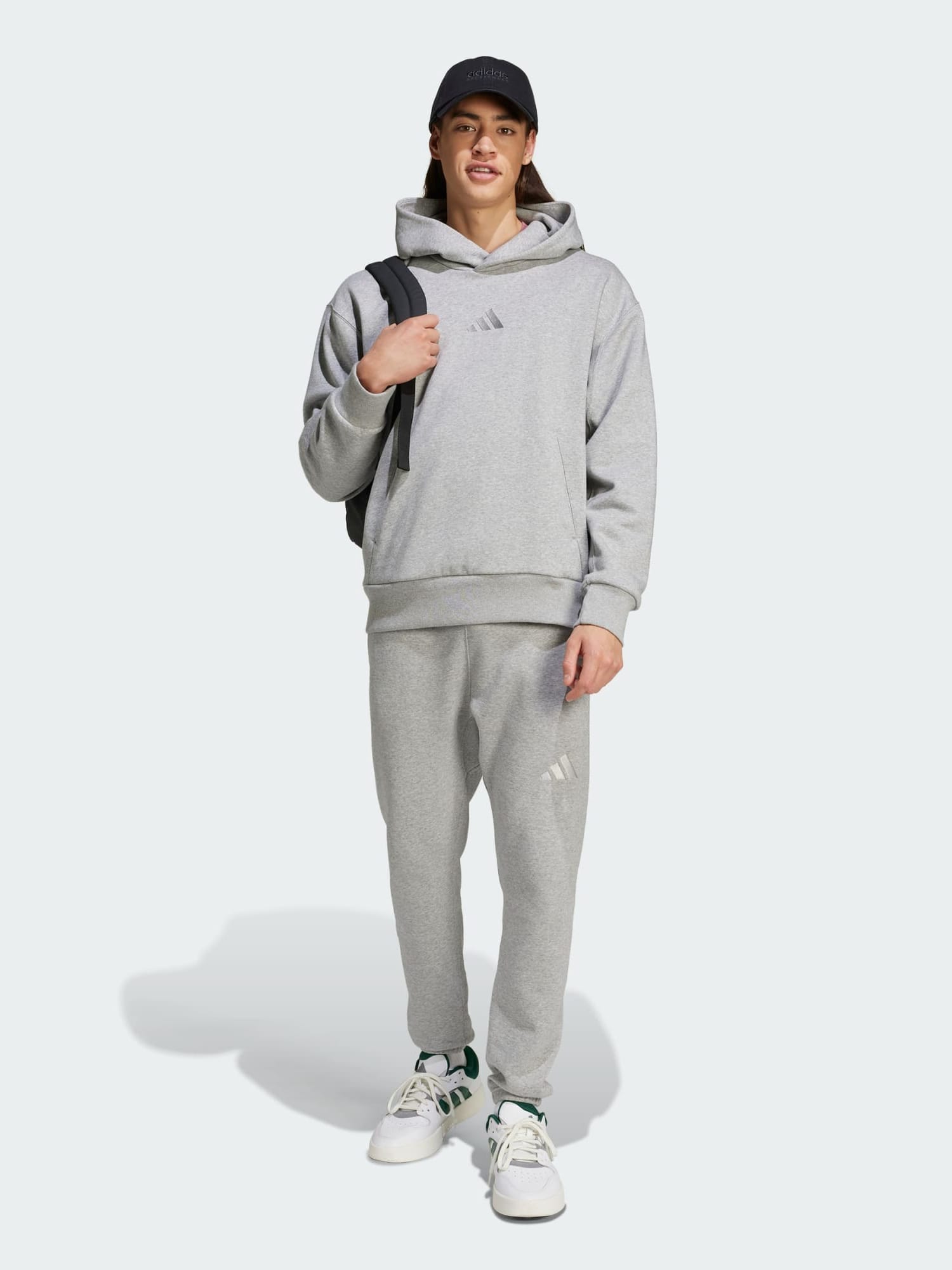 Брюки чоловічі Adidas All Szn Fleece Regular Fit Grey (IY4148) — фото 6