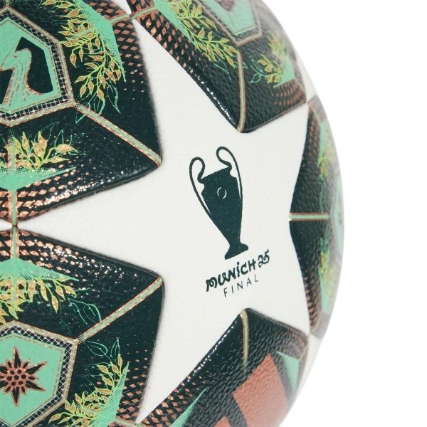 М'яч футбольний UCL COM JH1288 Adidas 5 Зелений — фото 3