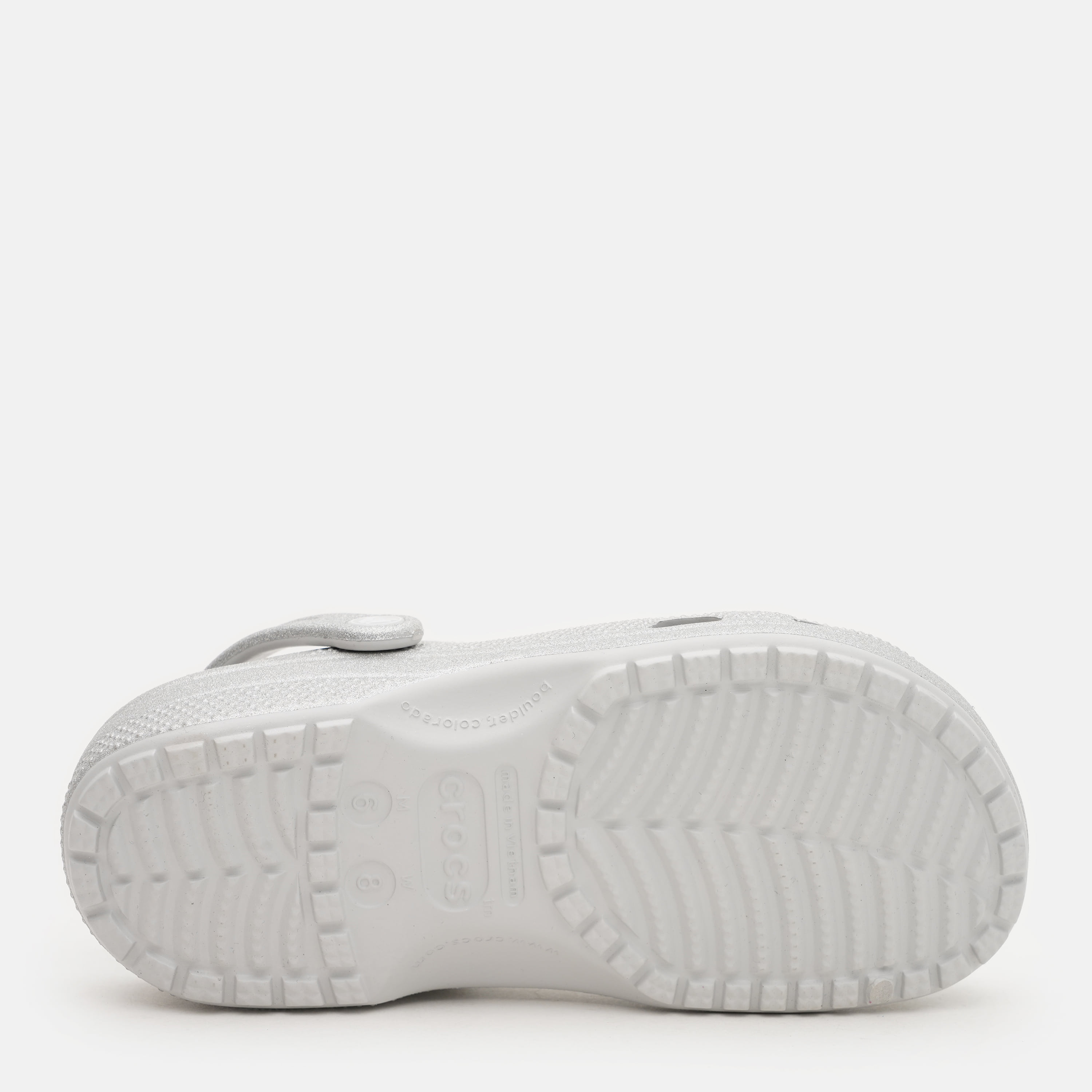 Тапочки унісекс Crocs Classic Glitter Clog Silglt (205942-0IC) — фото 9
