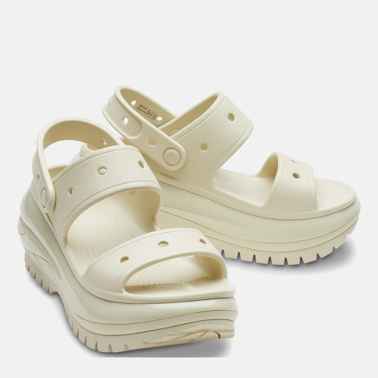 Тапочки унісекс Crocs Mega Crush Sandal Beige (207989-2Y2) — фото 5