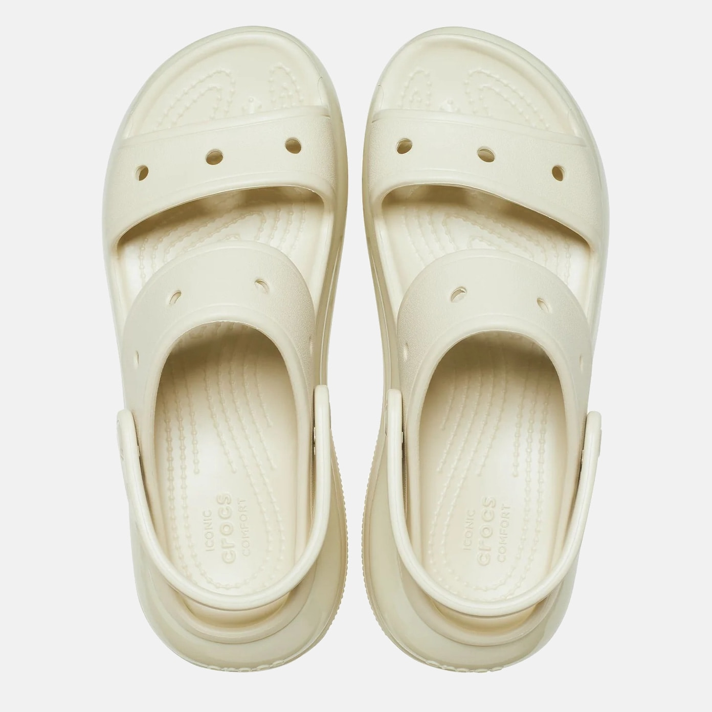 Тапочки унісекс Crocs Mega Crush Sandal Beige (207989-2Y2) — фото 6