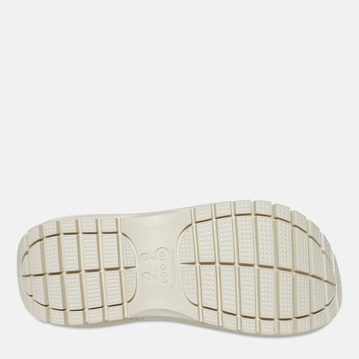 Тапочки унісекс Crocs Mega Crush Sandal Beige (207989-2Y2) — фото 7