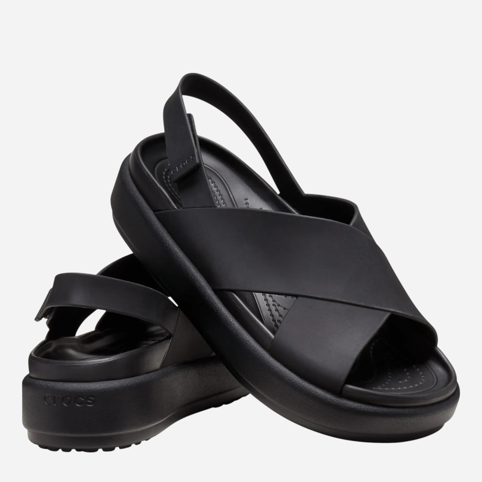 Тапочки унісекс Crocs Luxe Cross Strap (209407-060) — фото 8