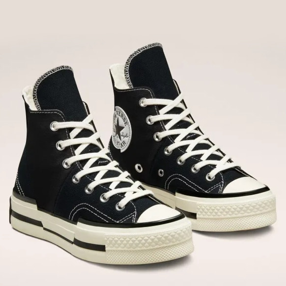 Кеди Converse Chuck Taylor Vintage 70 Plus HI Black Egret — фото 7