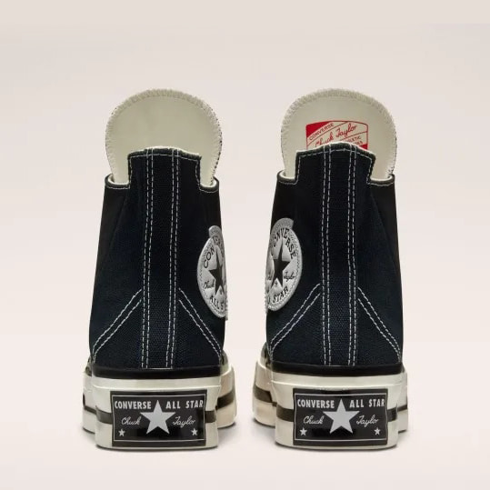 Кеди Converse Chuck Taylor Vintage 70 Plus HI Black Egret — фото 8