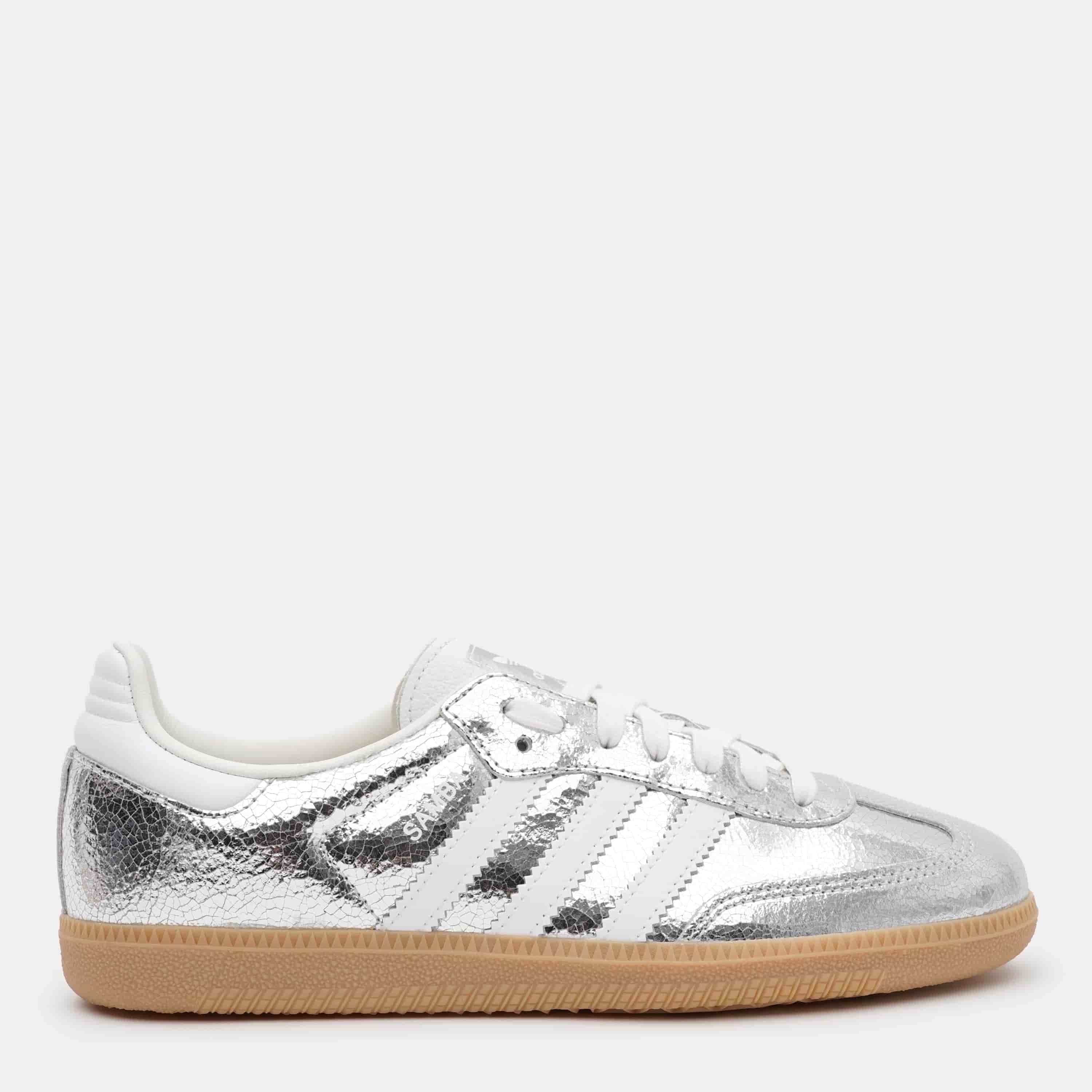 Adidas Wmns Samba OG 'Cracked Metallic Pack - Silver' — фото 1
