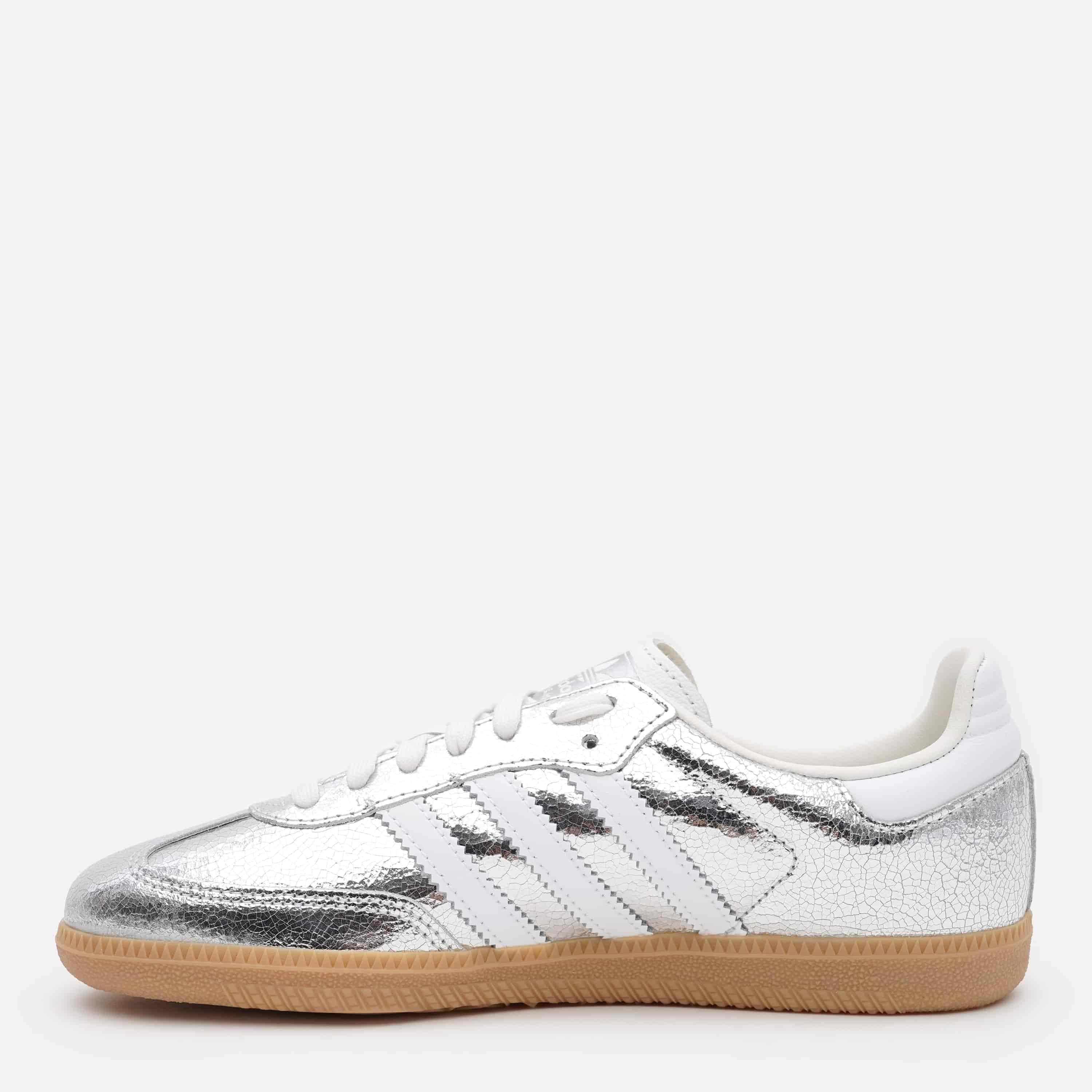 Adidas Wmns Samba OG 'Cracked Metallic Pack - Silver' — фото 3