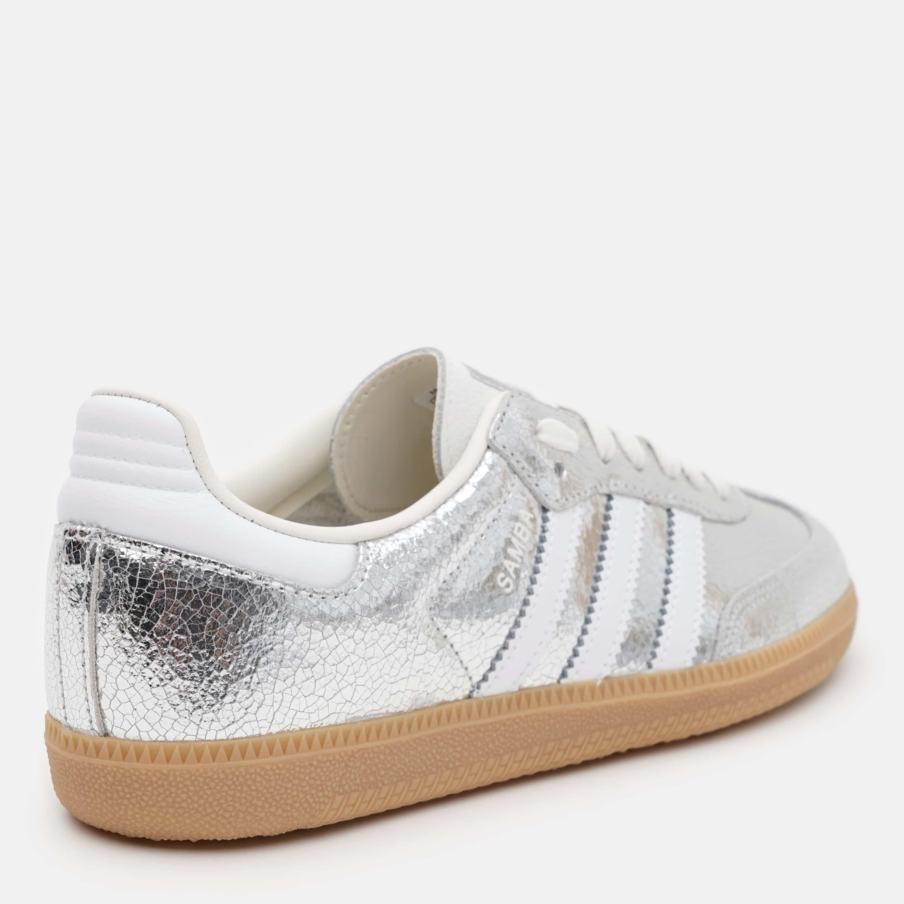 Adidas Wmns Samba OG 'Cracked Metallic Pack - Silver' — фото 7