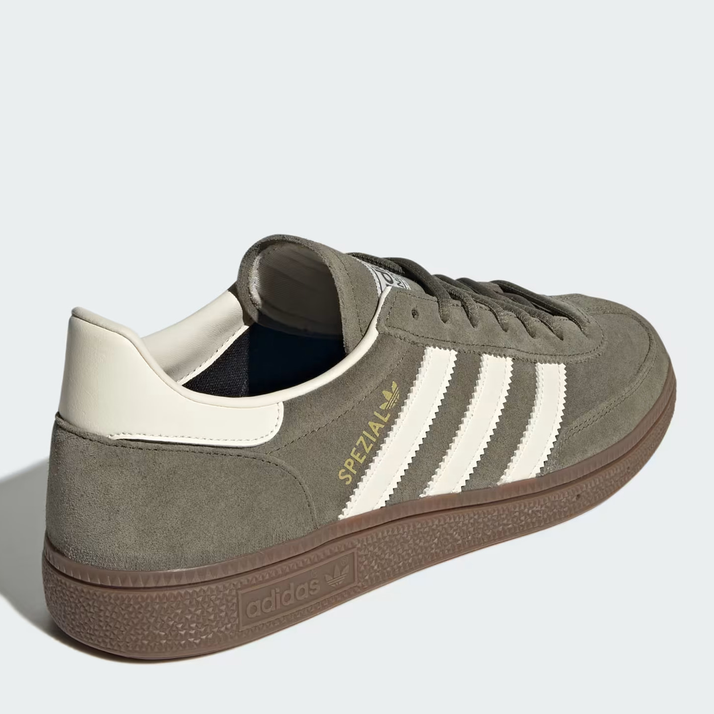 Кросівки Adidas Handball Spezial Olive Strata Cream — фото 3