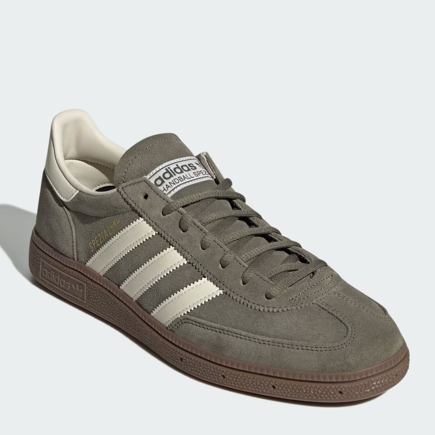 Кросівки Adidas Handball Spezial Olive Strata Cream — фото 5