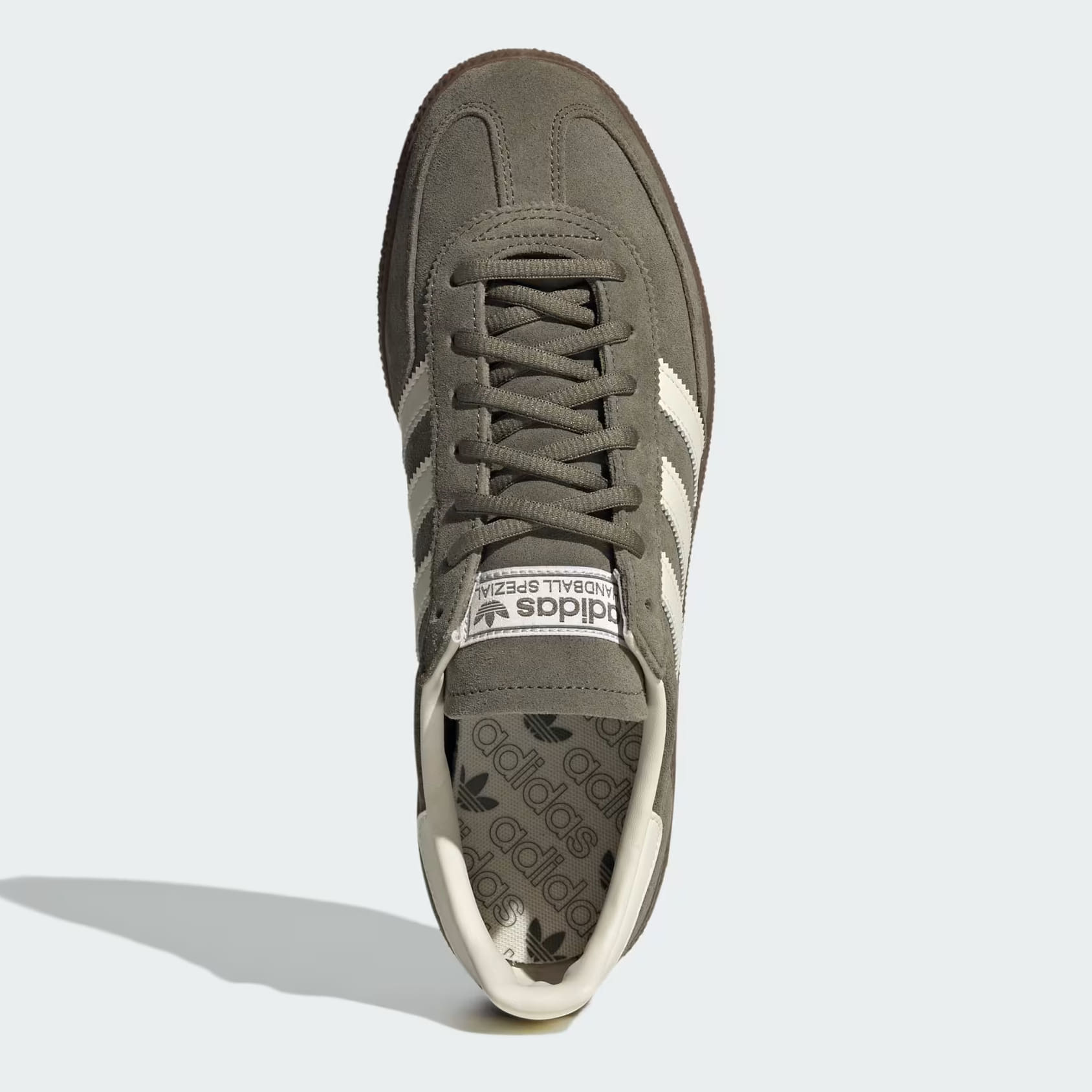 Кросівки Adidas Handball Spezial Olive Strata Cream — фото 7