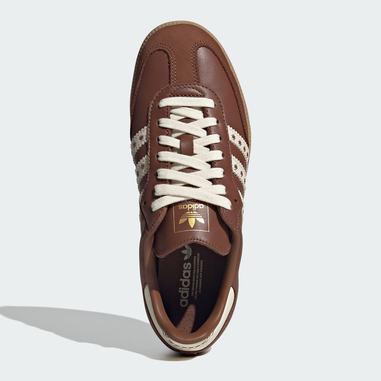 Кросівки чоловічі Adidas Samba Og Brown — фото 8
