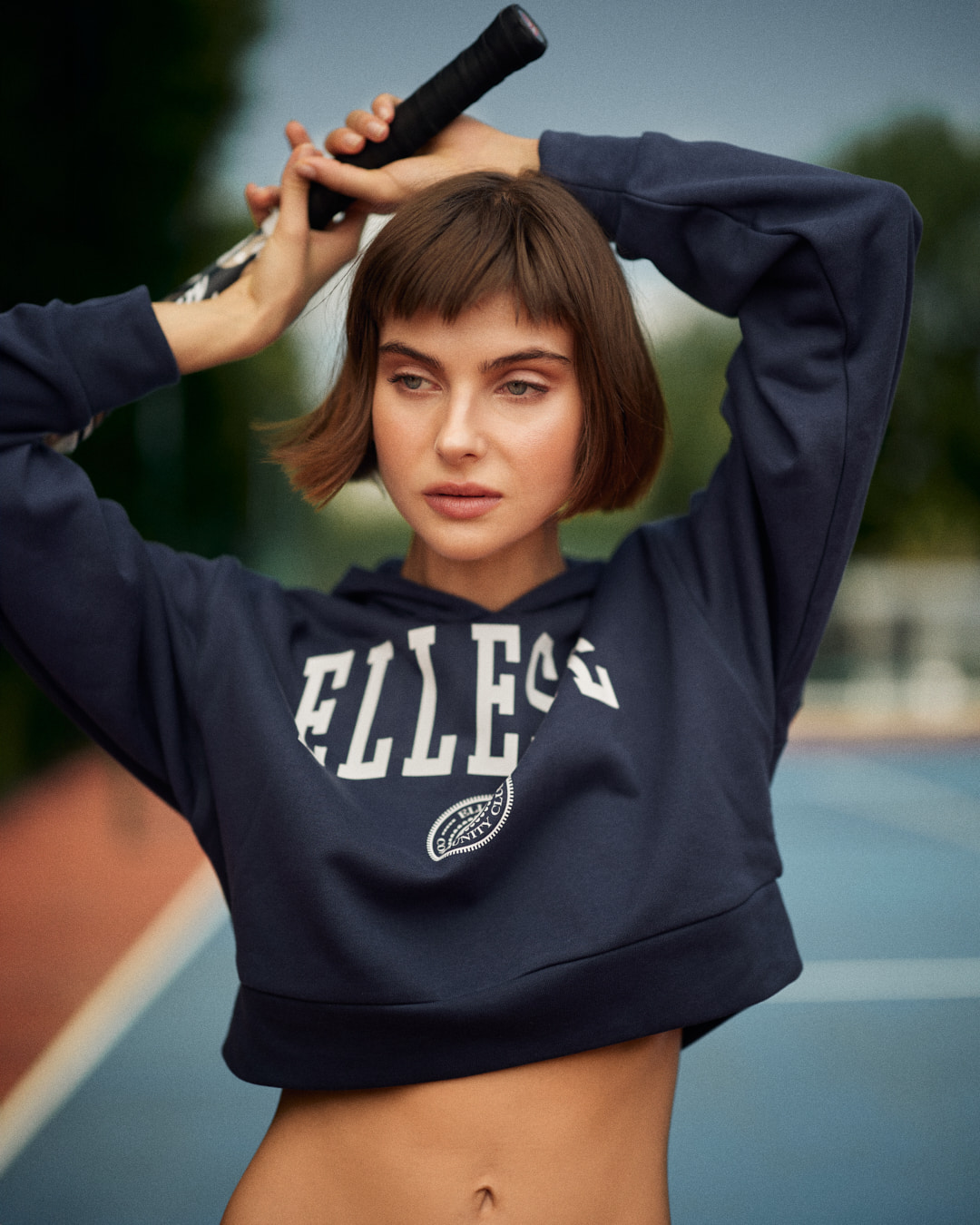 Кофта жіночі Ellesse Rosarian Cropped Hoody (SGV20270-429) — фото 5