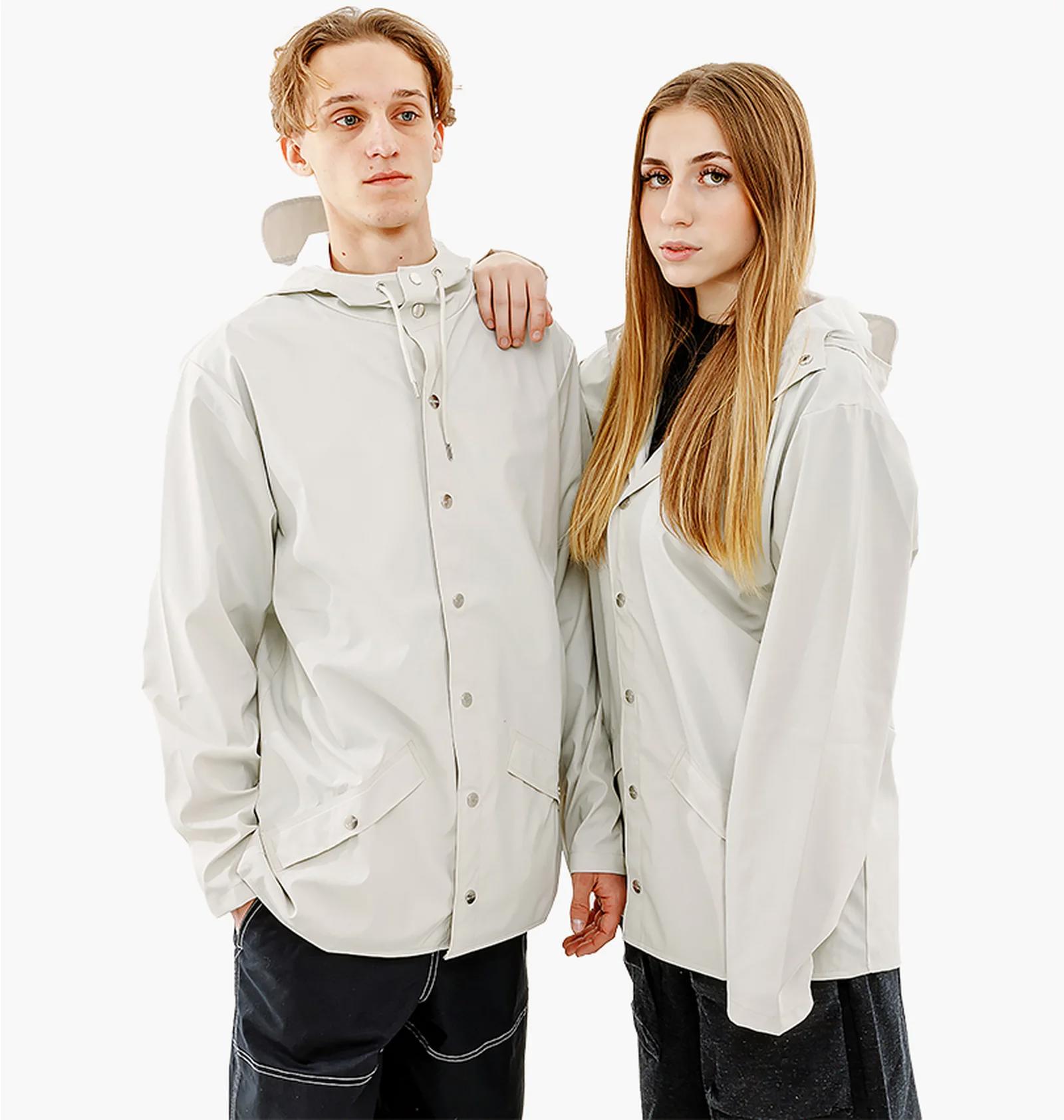 Куртка унісекс Rains Jacket White (1201-OFFWHITE) — фото 1