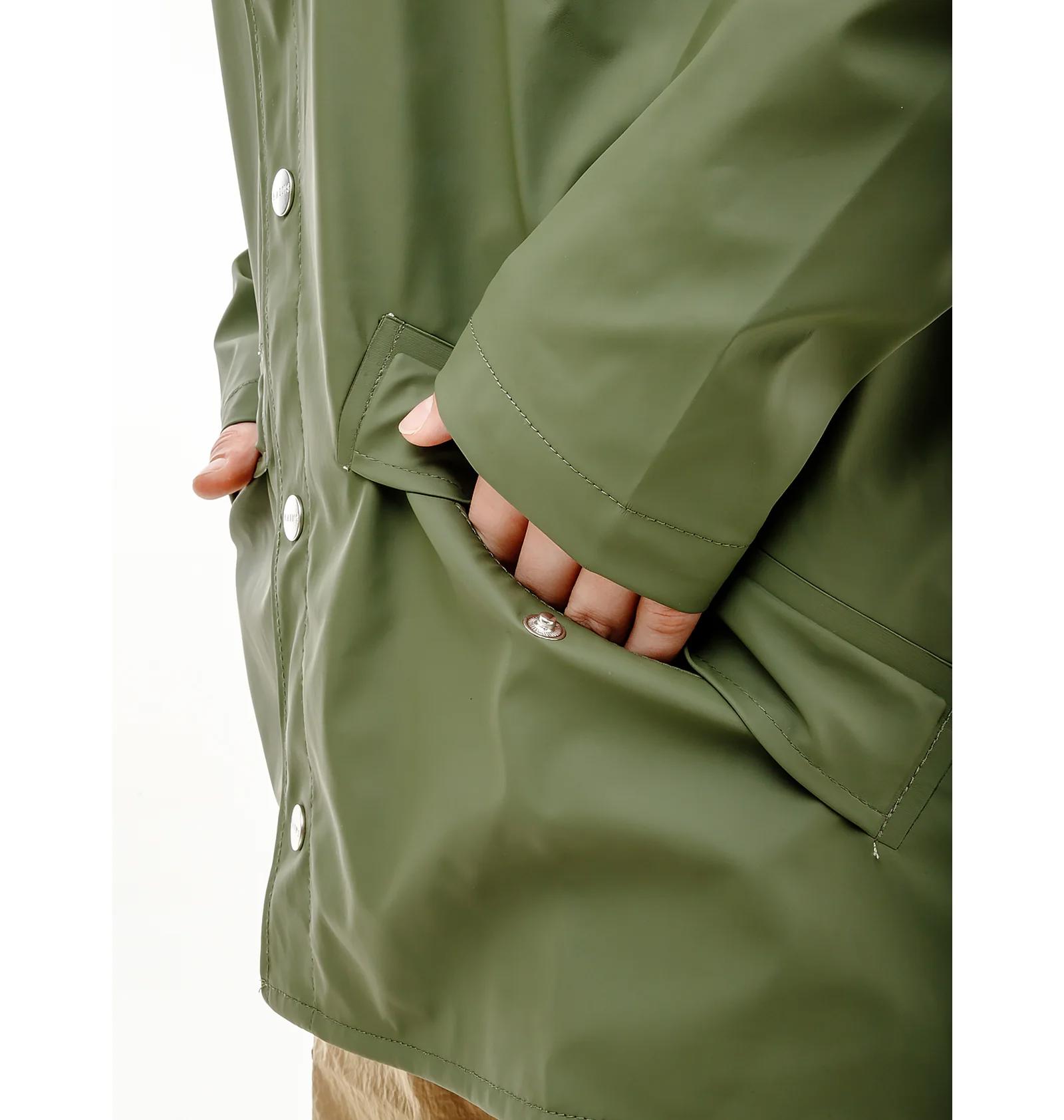 Куртка унісекс Rains Jacket Green (1201-OLIVE) — фото 4