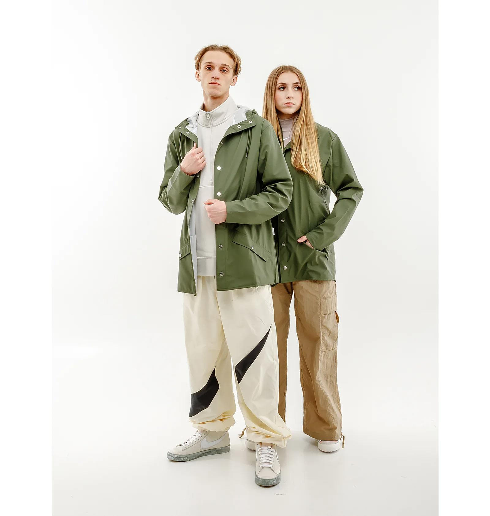 Куртка унісекс Rains Jacket Green (1201-OLIVE) — фото 5