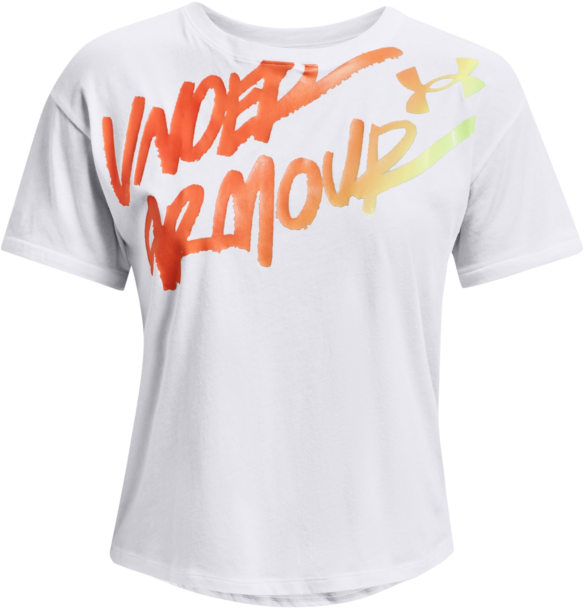 Футболка жіноча Under Armour Live Chroma Graphic Tee White (1366006-100) — фото 1