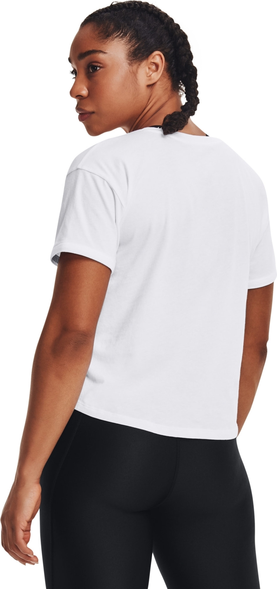 Футболка жіноча Under Armour Live Chroma Graphic Tee White (1366006-100) — фото 7